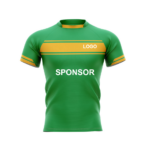 Green and Gold Custom Jersey